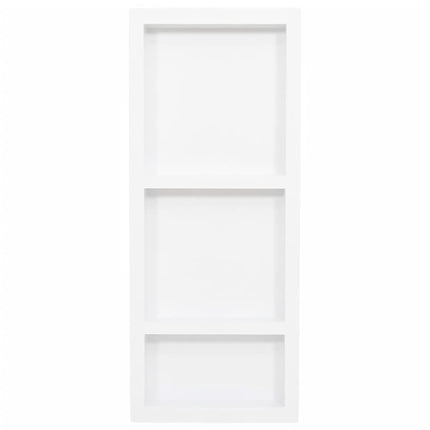 bruseniche med 3 rum 41x99x9 cm mat hvid