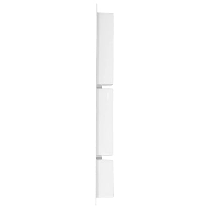 bruseniche med 3 rum 41x99x9 cm mat hvid