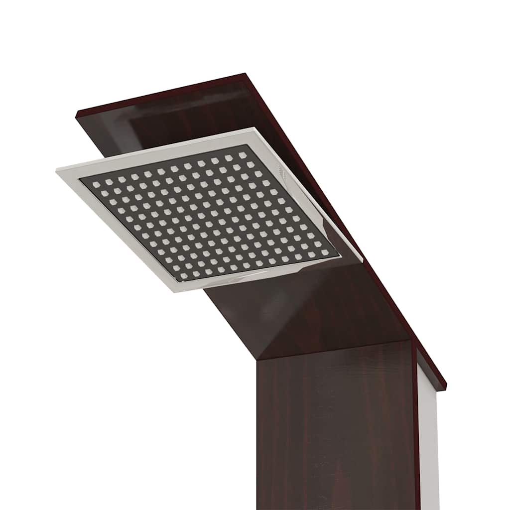 brusepanel glas brun