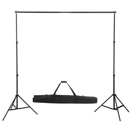 fotostudiesæt med lampesæt + baggrund og reflektor
