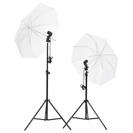 fotostudiesæt med lampesæt + baggrund og reflektor