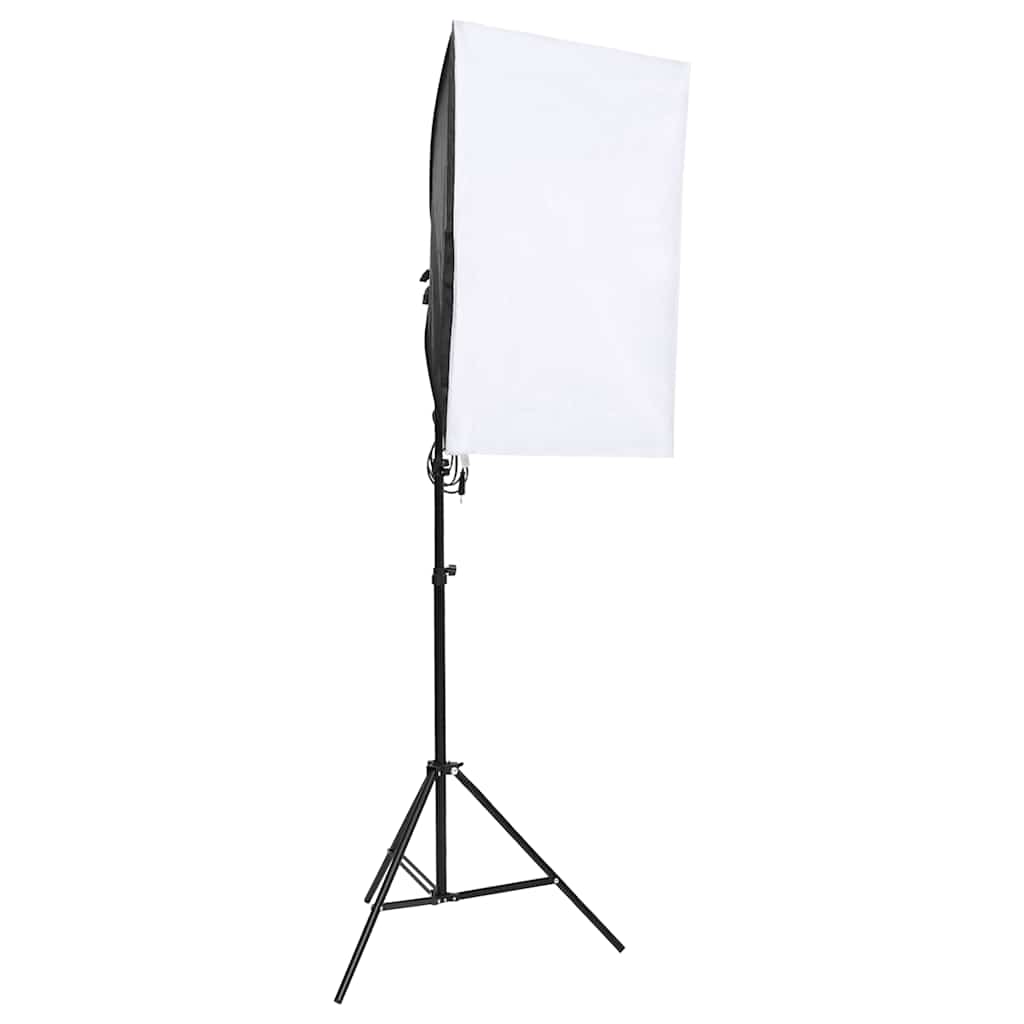fotostudiesæt med lampesæt og baggrund
