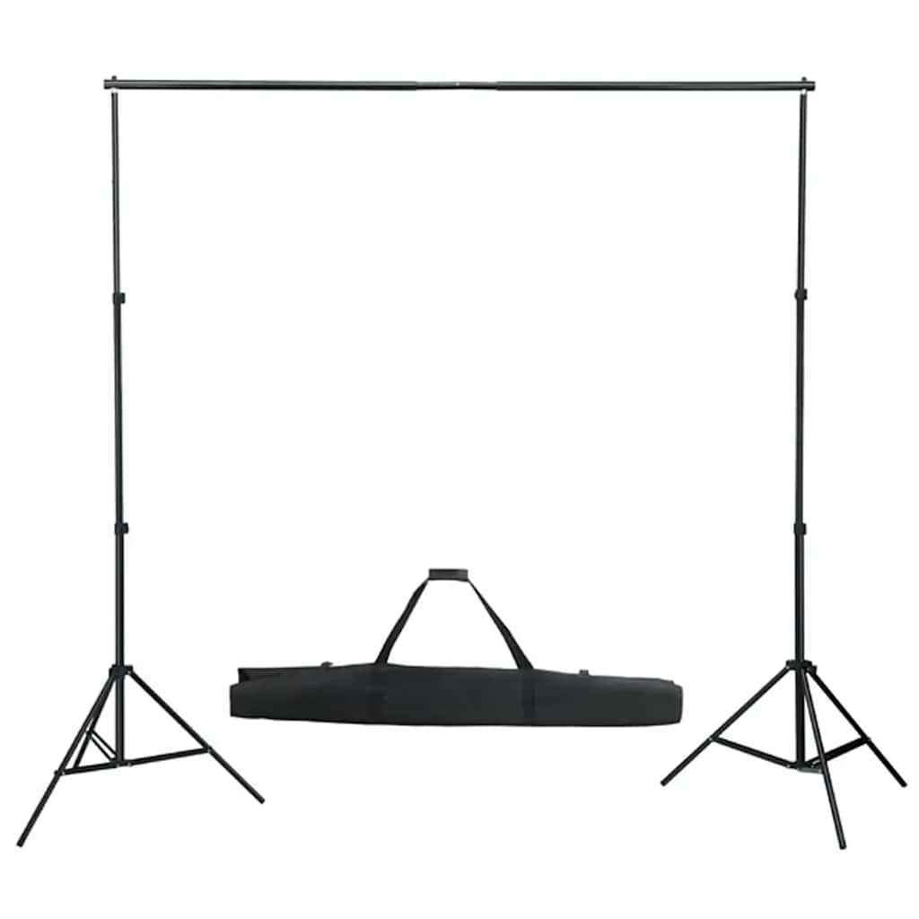 fotostudiesæt med lampesæt og baggrund