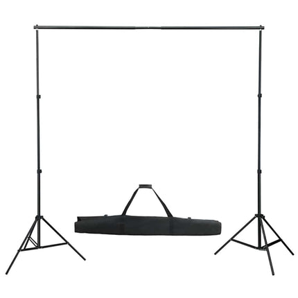 fotostudiesæt med lampesæt og baggrund