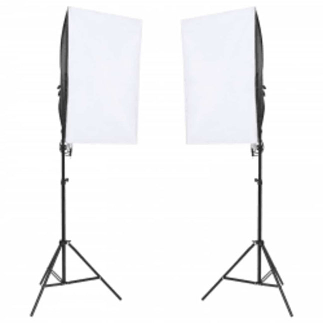 fotostudiesæt med lampesæt og reflektor