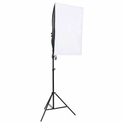 fotostudiesæt med lampesæt og reflektor