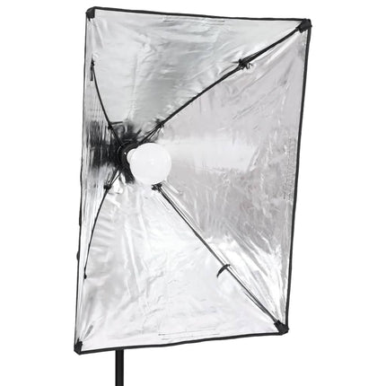 fotostudiesæt med lampesæt og reflektor