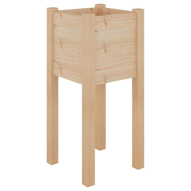 plantekasse 31x31x70 cm massivt fyrretræ