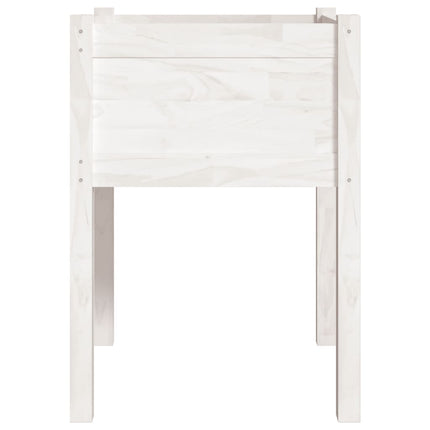 plantekasse 50x50x70 cm massivt fyrretræ hvid