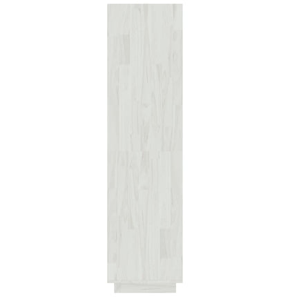 bogreol/rumdeler 60x35x135 cm massivt fyrretræ hvid