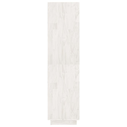 bogreol/rumdeler 80x35x135 cm massivt fyrretræ hvid