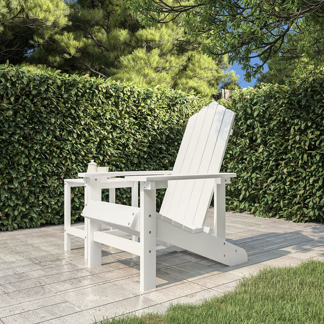 Adirondack-havestol HDPE hvid