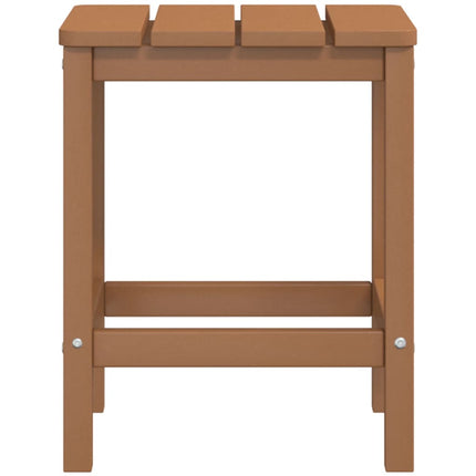 Adirondack-havebord 38x38x46 HDPE brun
