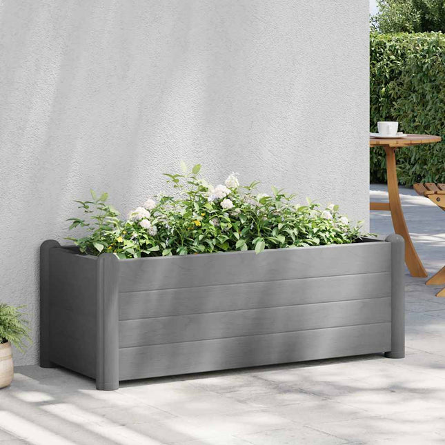 højbed 100x43x35 cm PP stengrå
