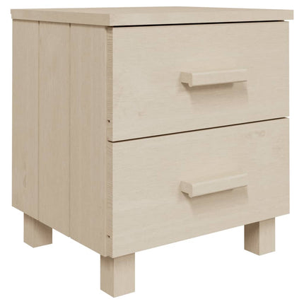 sengeskab HAMAR 2 stk. 40x35x44,5 cm fyrretræ honningfarvet