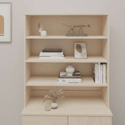 overdel til skænk HAMAR 90x30x100 cm fyrretræ honningbrun