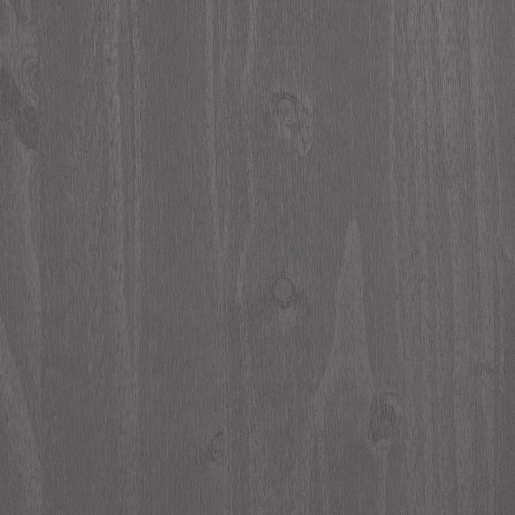 vidaXL sofabord HAMAR 100x55x35 cm massivt fyrretræ lysegrå