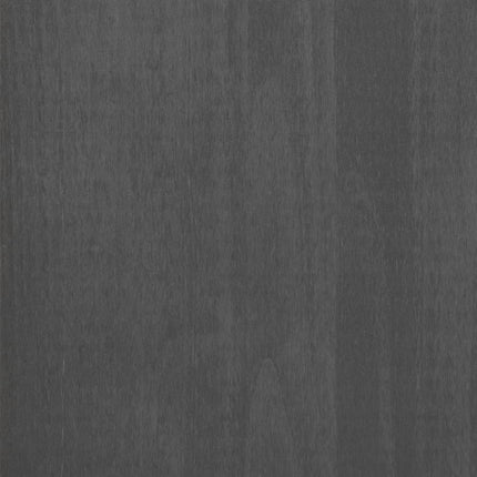 skrivebord HAMAR 110x40x75 cm massivt fyrretræ mørkegrå