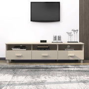 tv-skab HAMAR 158x40x40 cm massivt fyrretræ honningbrun