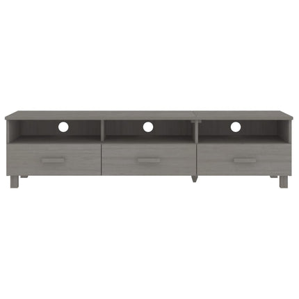 tv-skab HAMAR 158x40x40 cm massivt fyrretræ lysegrå