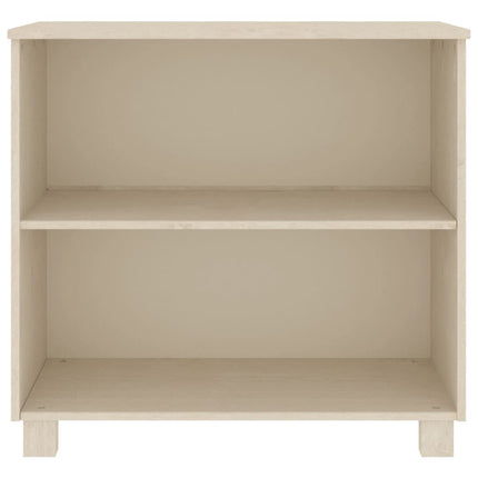 skænk HAMAR 85x35x80 cm fyrretræ honningbrun