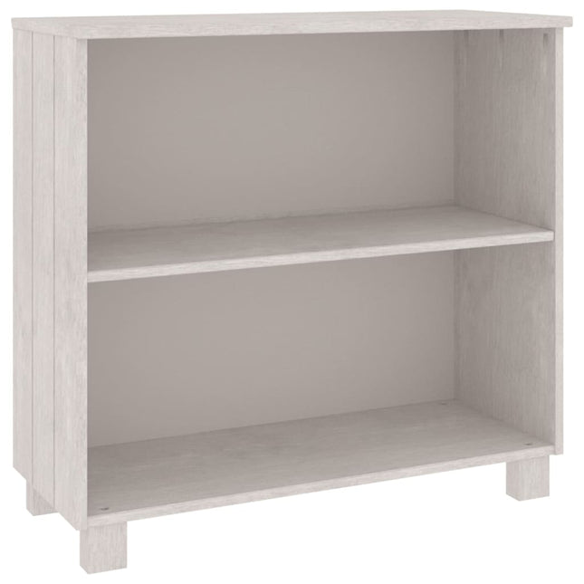 skænk HAMAR 85x35x80 cm massivt fyrretræ hvid