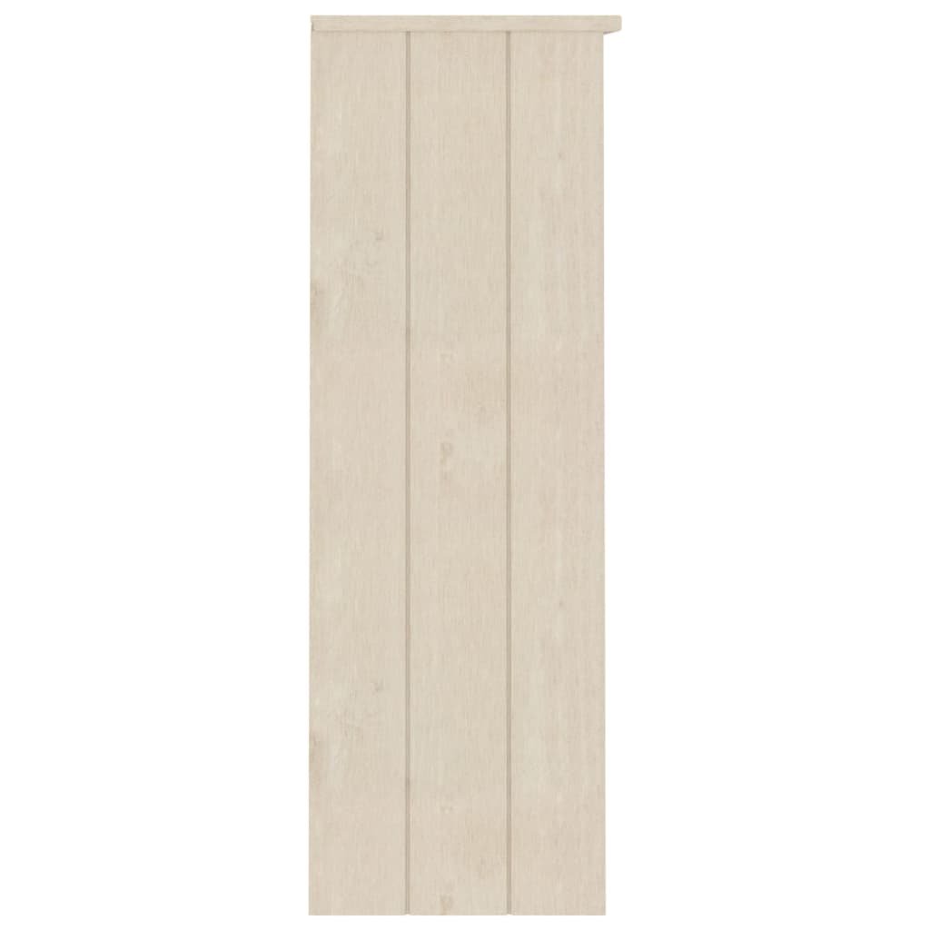 overdel til skænk HAMAR 85x35x100 cm fyrretræ honningbrun