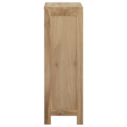 kommode 55x30x90 cm massivt teaktræ