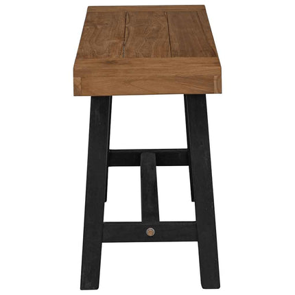 bænk 80 cm massivt teaktræ