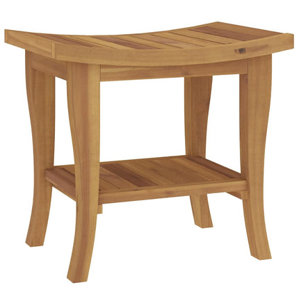 badeværelsesbord 50x35x45 cm massivt teaktræ