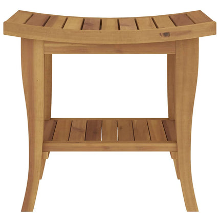 badeværelsesbord 50x35x45 cm massivt teaktræ