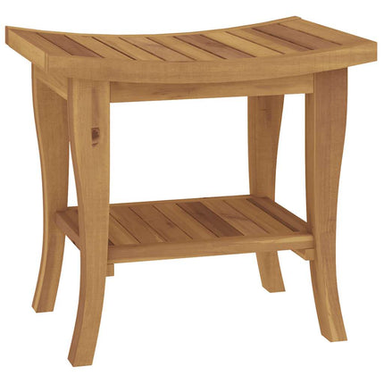 badeværelsesbord 50x35x45 cm massivt teaktræ