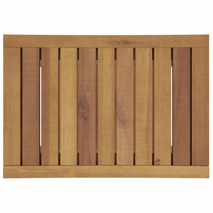 badeværelsesbord 50x35x45 cm massivt teaktræ