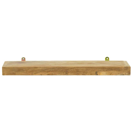 væghylder 2 stk. 60x15x4 cm massivt teaktræ