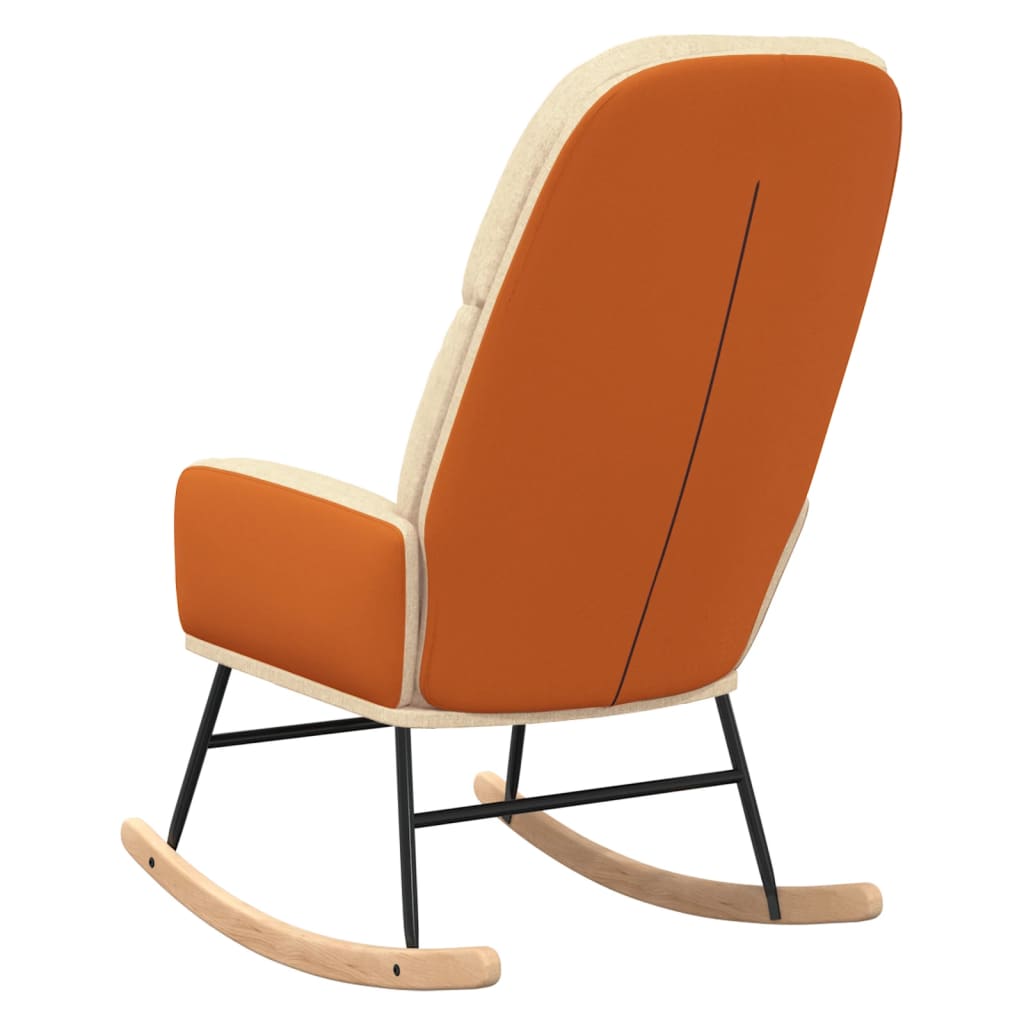 gyngestol stof cremehvid