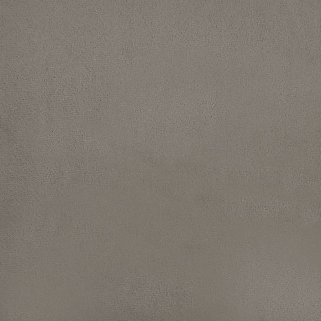 lænestol fløjl lysegrå