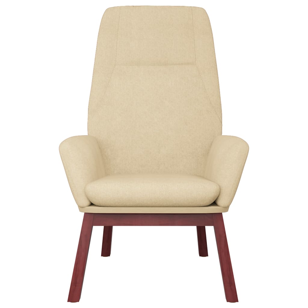 lænestol stof cremefarvet