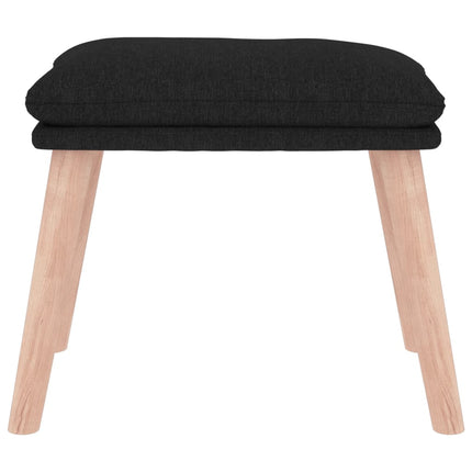 fodskammel 45x29,5x35 cm stof sort