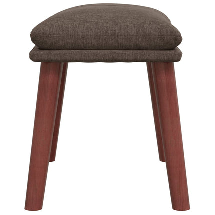 fodskammel 45x29,5x35 cm stof gråbrun