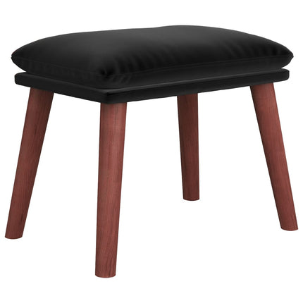 fodskammel 45x29,5x35 cm fløjl sort