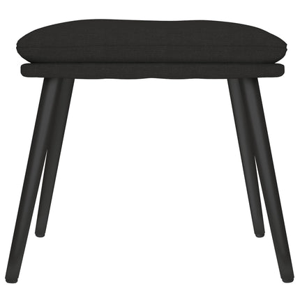 fodskammel 45x29,5x35 cm stof sort