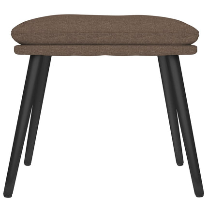 fodskammel 45x29,5x35 cm stof gråbrun