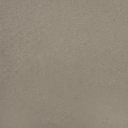 fodskammel 45x29,5x35 cm fløjl lysegrå