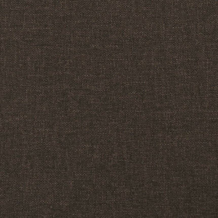 fodskammel 60x60x36 cm stof og kunstlæder brun