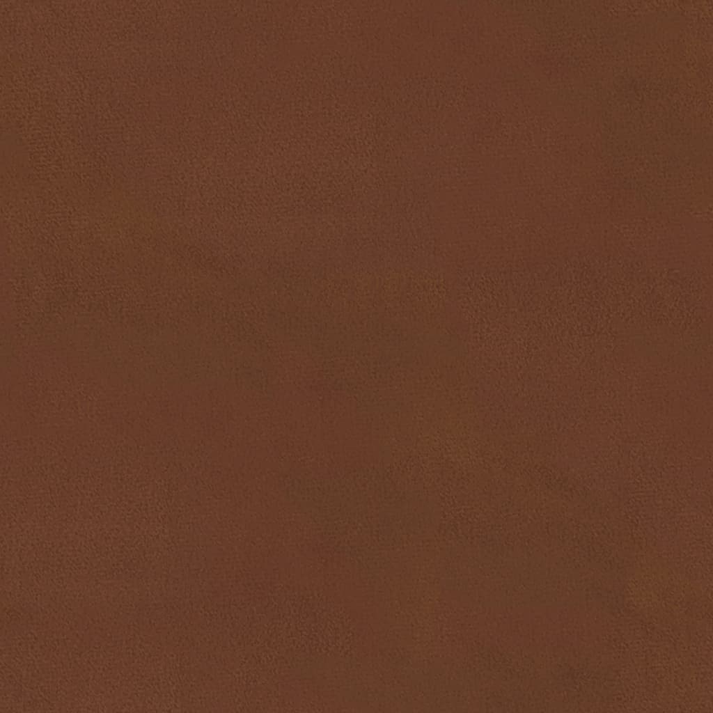 fodskammel 60x60x36 cm mikrofiberstof brun