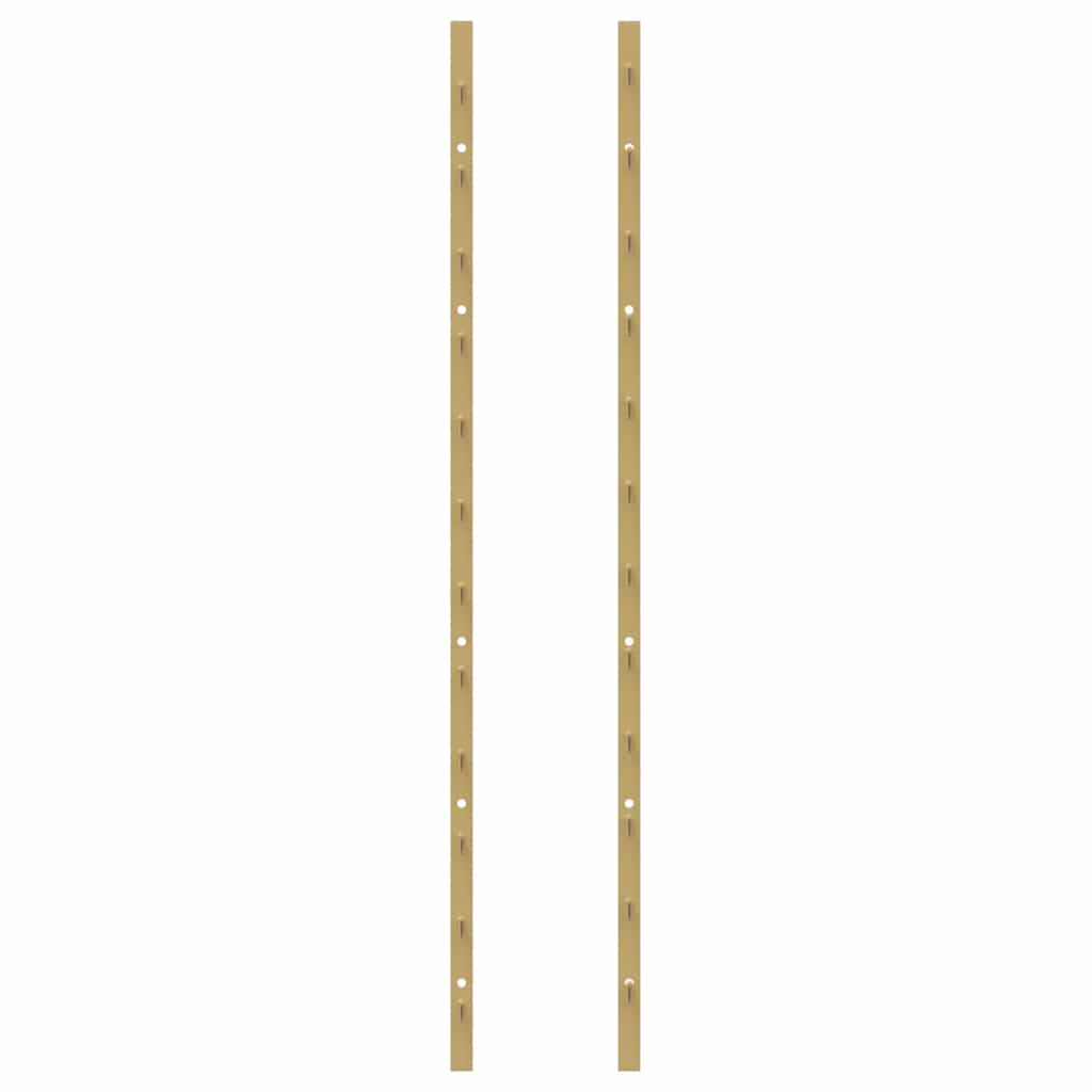 væghængt vinreol til 24 flasker jern guldfarvet