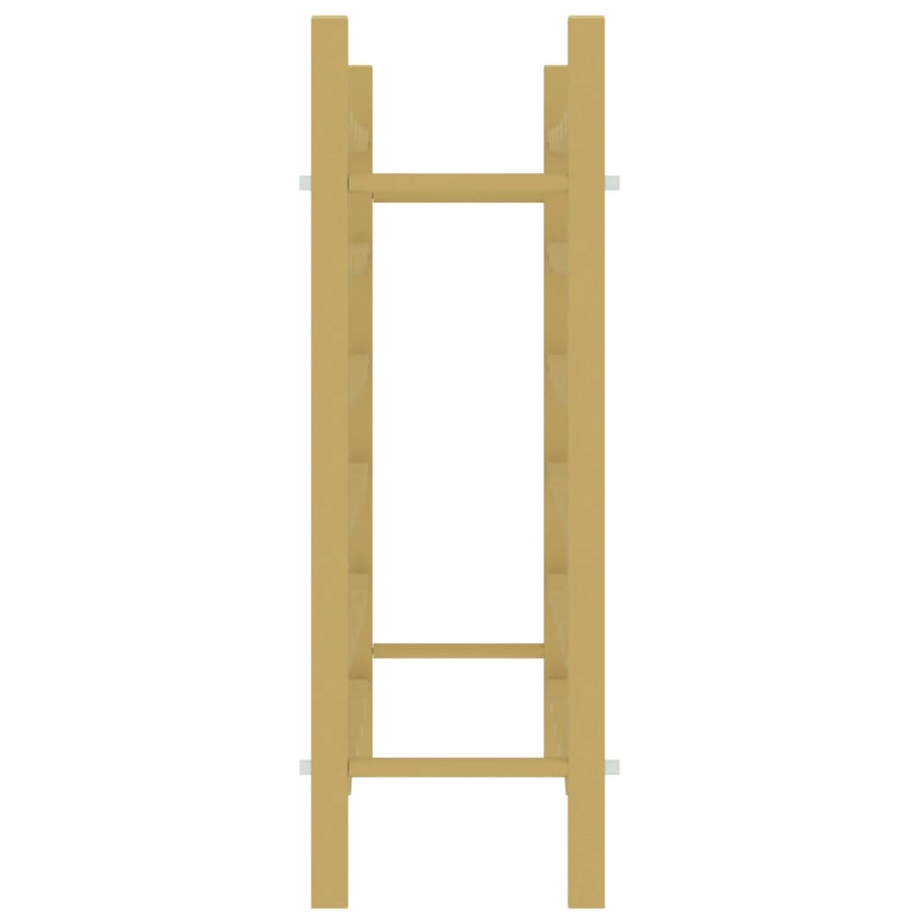 vinreol til 36 flasker metal guldfarvet