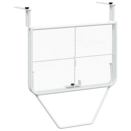 altanbord 60x40 cm stål hvid