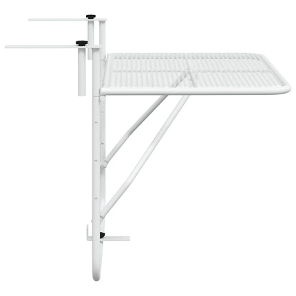 altanbord 60x40 cm stål hvid
