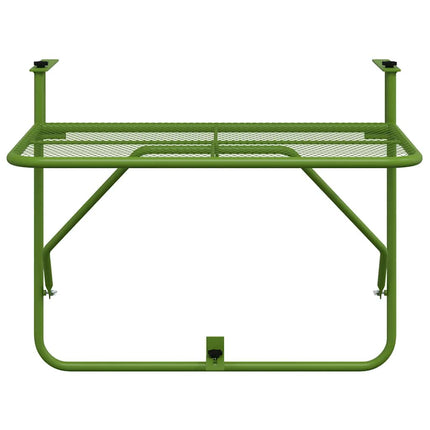 altanbord 60x40 cm stål grøn
